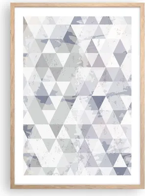 Produktbild von Gerahmtes Poster - Rahmen in heller Eiche - Abstraktion modern - 50x70 cm - Wand Bild - Wanddeko - Wandbilder - Wandposter - Bilderrahmen - Bilder - Kunstdruck - Wandbild - P2NPA50x70-4075