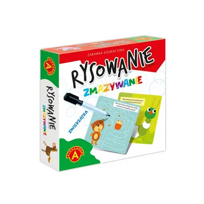 Zdjęcie produktu dla ALEXANDER Rysowanie Zmazywanie Zwierzątka - Plansze edukacyjne dla dzieci 5+