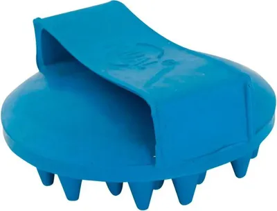 Produktbild von Premiere Runde Massagebürste Aus Gummi Blau Blau One Size