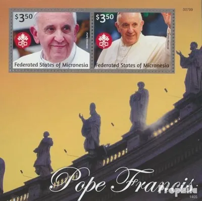 Produktbild von Briefmarken Mikronesien 2014 Mi Block250 (kompl.Ausg.) postfrisch Papst Franziskus
