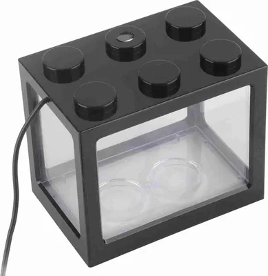 Zdjęcie produktu dla Mini akwarium, małe akwarium, mini akwarium, mini akwarium USB, mini akwarium LED