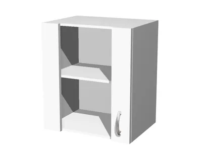 Produktbild von Glashängeschrank Küche - 50 cm breit - Weiß – Witus