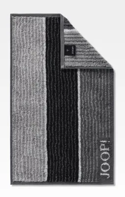 Produktbild von JOOP! Gästetuch Signature Farbe schwarz Größe 30x50cm