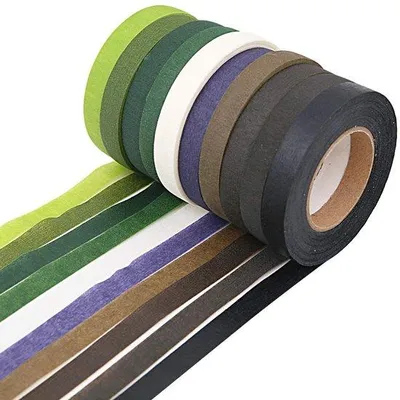 Image de Ruban en papier multicolore haute performance - 10 rouleaux - 12 mm x 27,4 m