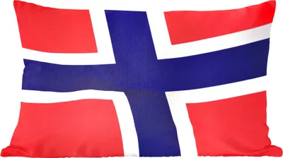Produktbild von MuchoWow® Zierkissen Sofakissen Wohnzimmer Dekokissen 50x30 cm Nahaufnahme der Flagge von Norwegen - Wohnzimmerdekoration - Polster mit Photo