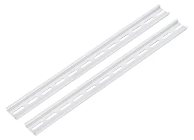 DIN-Schiene 380x35x7,5 mm Aluminium, 2 Stück