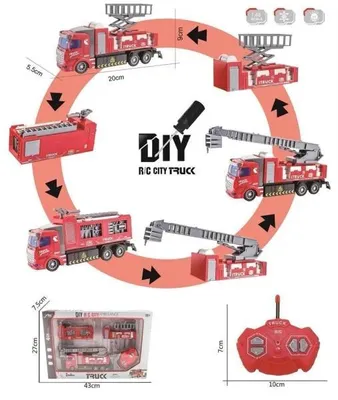 Zdjęcie produktu dla Straż R/C + ładowarka + św/dź Zmienne Karoserie - Ciuciubabka