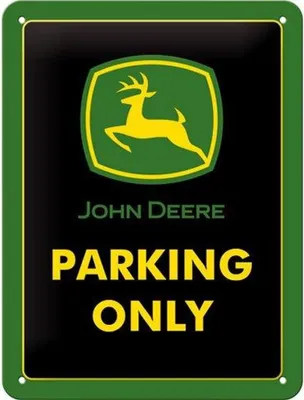 Produktbild von Nostalgic-Art - Blechschild 15x20 cm - John Deere - John Deere Parking Only