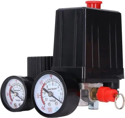 Obrázok produktu pre Náhradný tlakový spínač kompresora 220 V, 380 V, regulácia tlaku 90–120 PSI