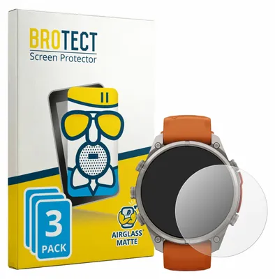 Produktbild von 3x BROTECT Entspiegelungs Schutzglas für Garmin Fenix 9 Pro (47 mm) Schutzfolie Panzer Folie Glas Display Schutz matt