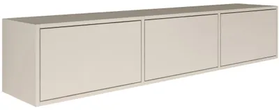 TV-Lowboard 150x30x30 cm Kasjmier Wandmontage Push-to-Open 3 Klappen