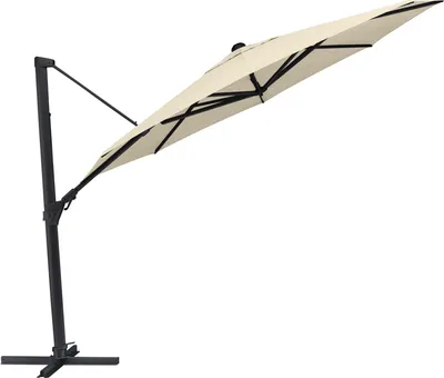 Produktbild von Kettler Easy Swing Ampelschirm inkl. Abdeckhaube und Schirmständer UPF 50+