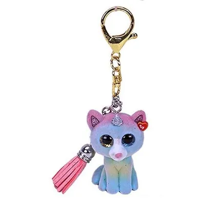 Produktbild von TY Mini Boos Heather, Spielzeug-Katze, Blau, Pink, Weiß, 3 Jahr(e), Vereinigte Staaten, 56 mm, 38 mm