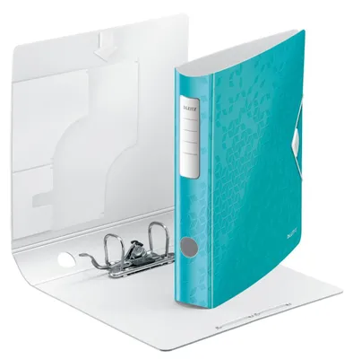 Productafbeelding van Ordner Active Wow, 180 graden, 6 cm, ijsblauw, verpakking met 5 stuks