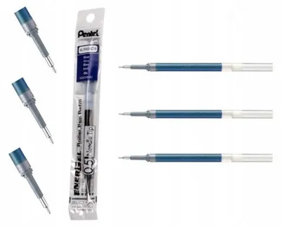Produktbild von Pentel EnerGel LRN5-Nachfüllung Blau 0,5 mm 3 Stück