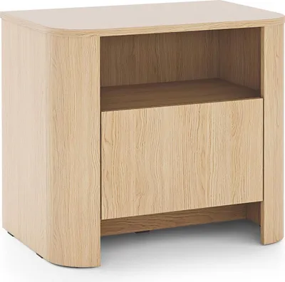 Produktbild von YOURHOUSE24 Nachttisch Bari S-58 51x52x38 cm Vicenza (Farbe: Eiche)