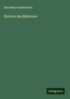 Produktbild von Histoire des Météores