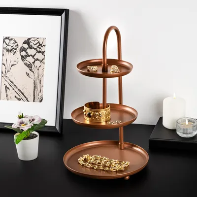 Produktbild von Evila Originals, Kalkı-A - Copper, Dekofiguren, Kupfer, Metall, 20 x 20 x 32 cm