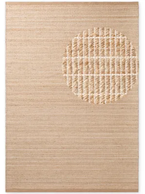 Image de Tapis en jute Villeroy & Boch, modèle Birka, couleur or naturel, tissé à la main, robuste