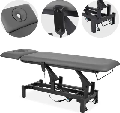 Produktbild von Habys Fortis 2 Ergo | Elektrische Behandlungsliege Therapieliege Massageliege | Höhenverstellbare 2-Segmente | Handfernbedienung |  192 x 68 cm