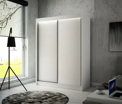 Produktbild von FEDVE Kleiderschrank CARE Schlafzimmerschrank Wohnzimmerschrank Garderobenschrank modern 215x120x61