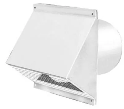 Obrázek produktu pro Nástěnný kryt Wolf CWL s hrdlem DN 160, bílý