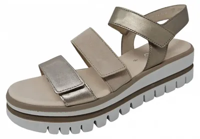 Produktbild von Gabor 64.620 Damen Sandalette - Riemchen Sandalen beige Elegant NEU