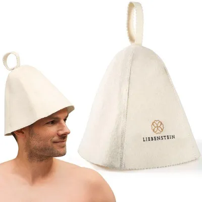 Produktbild von Liebenstein Saunahut für Herren & Damen Unigröße weiß