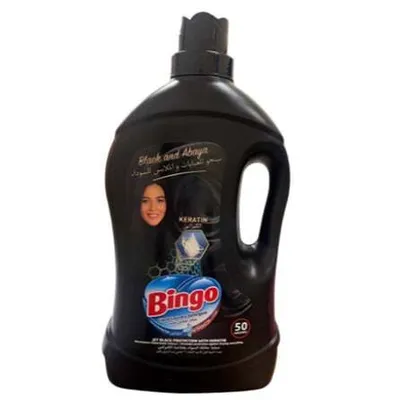 Produktbild von Bingo Flüssigwaschmittel Black mit Keratin 3L – Sanfte Pflege & Langanhaltende Frische