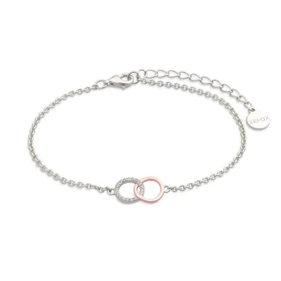 Produktbild von Xenox XS2932R Armband Damen Happy Hour Kreis Zirkonia Silber Rosé