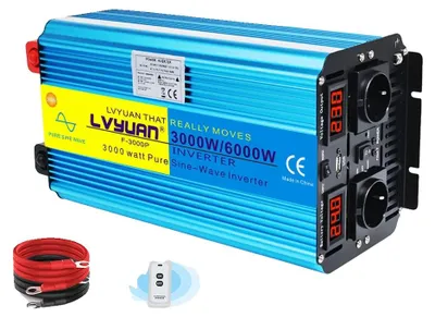 Immagine prodotto di Inverter, onda sinusoidale pura, telecomando, 6000 W 24 V 2EU