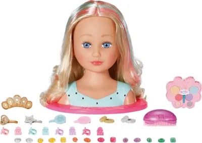 Produktbild von BABY born Sister Styling Princess Head, Make-up-/Styling-Puppenkopf, Weiblich, 3 Jahr(e), Junge/Mädchen, Mehrfarbig