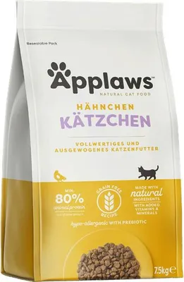 Produktbild von APPLAWS Kitten Chicken - trockenfutter für Katzen - 7 5kg