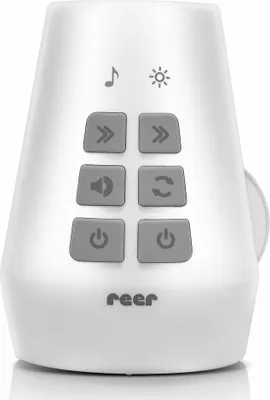 Produktbild von reer DreamBeam Motivprojektor, mit Einschlafliedern, Motiv Projektor, Kinder, Weiß, 52110