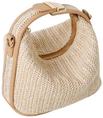 Produktbild von Damen Handtaschen - Korsbandsäcke - Handgefertigte Top-Handle-Taschen - Korsbandsäcke mit Reißverschluss - Modevolle Tote-Taschen - Schultertaschen