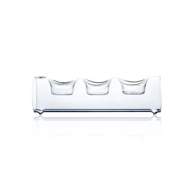 Produktbild von SANDRA RICH, TEELICHTHALTER TUBE Röhre 22 cm für 3 Kerzen