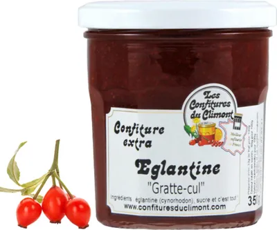 Produktbild von Les Confitures du Climont Hagebutten Konfitüre extra handwerklich 350g