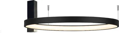 Zdjęcie produktu dla Lampa sufitowa LED AGARI 35W 3000K 4371lm aluminium czarna wym:20x57x57cm IP20 Shilo