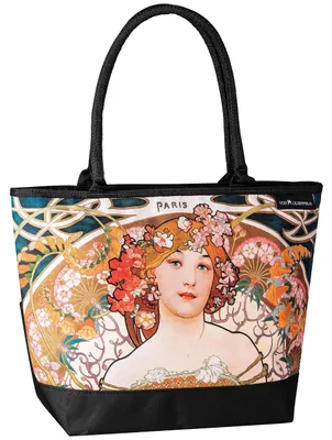 Obrázek produktu pro Dámská kabelka Alfons Maria Mucha, značka F. Champenois, typ shopper