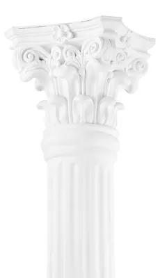 Produktbild von Casa Padrino Barock Luxus Säule Weiß 35,5 x 35,5 x H. 218 cm - Luxus Barockmöbel