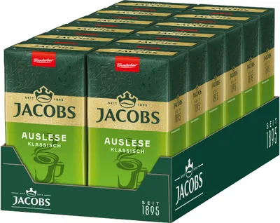 Produktbild von JACOBS Auslese Klassisch Filterkaffee 12x500g Kaffee gemahlen