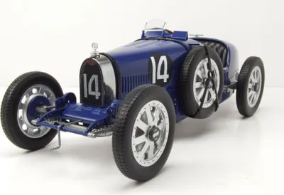 Immagine prodotto di Norev 125703 Bugatti T35 #14 1925 blu scuro 1:12