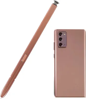A stylus pen and a smartphone are shown against a white background.