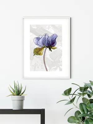 Poster Casta 40x50 cm – Kunstdruck Blätter, Wanddeko