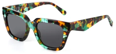 Produktbild von Modische, polarisierende Sonnenbrille mit eckigem Design und UV400-Schutz