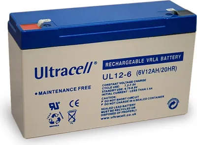 Produktbild von Wentronic 48322, Plombierte Bleisäure (VRLA), Weiß