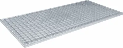 Zdjęcie produktu dla Ruszt Srebrny 100 x 50 x 2 cm Stal ocynkowana na gorąco