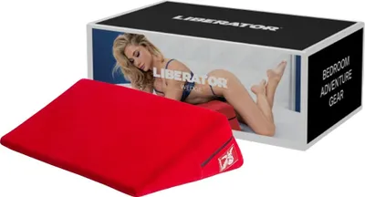 Produktbild von Liberator Liebeskissen Wedge, Rot, keilförmig, ergonomisch, 61 x 35,5 x 18 cm