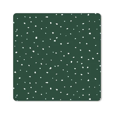 Produktbild von MuchoWow® Mauspad Mousepad Grün - Design - Punkte 30x30 cm - Mousepads - Maus Mat - Pad - Mausunterlage - Gaming