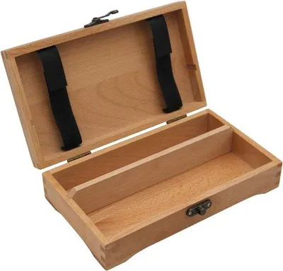 Produktbild von Holzstiftehalter aus Buche mit Abteilen